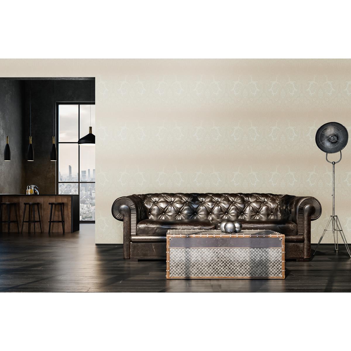Dimensional Damask Shimmer