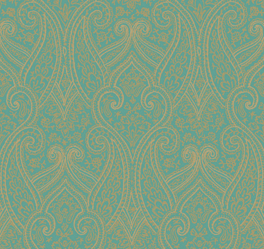 Kashmir Seafoam Paisley