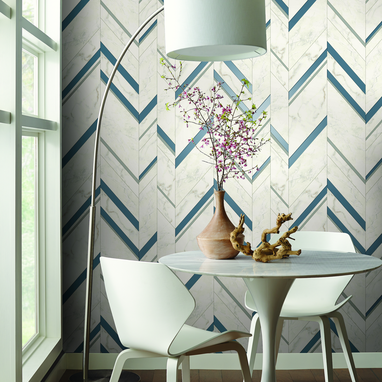 Chevron Marble Effect