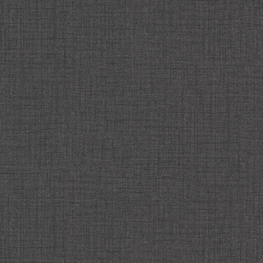 Black Grey Faux-Linen