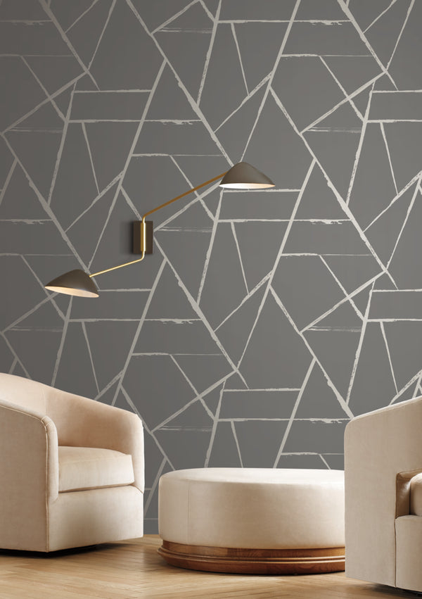 Intersect Geometric Wallpaper – Walls Alive