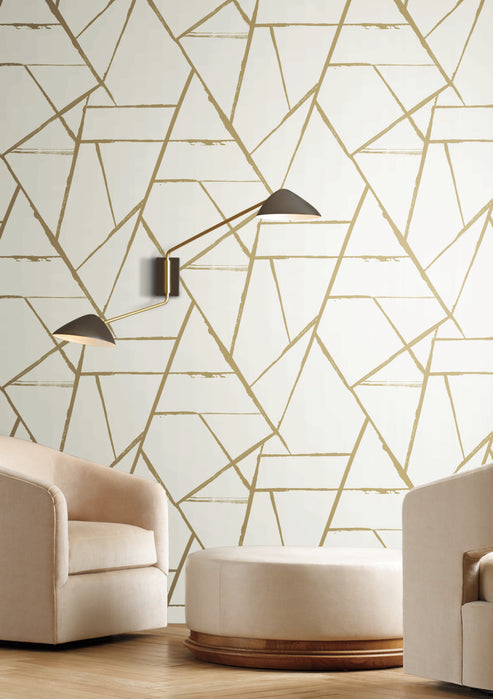 Intersect Geometric Wallpaper – Walls Alive